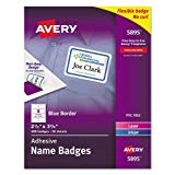 Avery Name Badge - Name badge labels - white - 50 pcs.